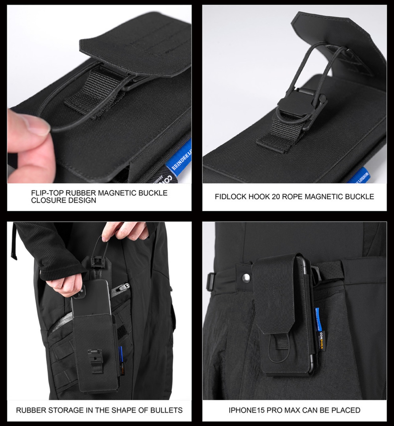 REINDEE LUSION 24SS FP05 マガジンポーチスマホキャリングバッグ