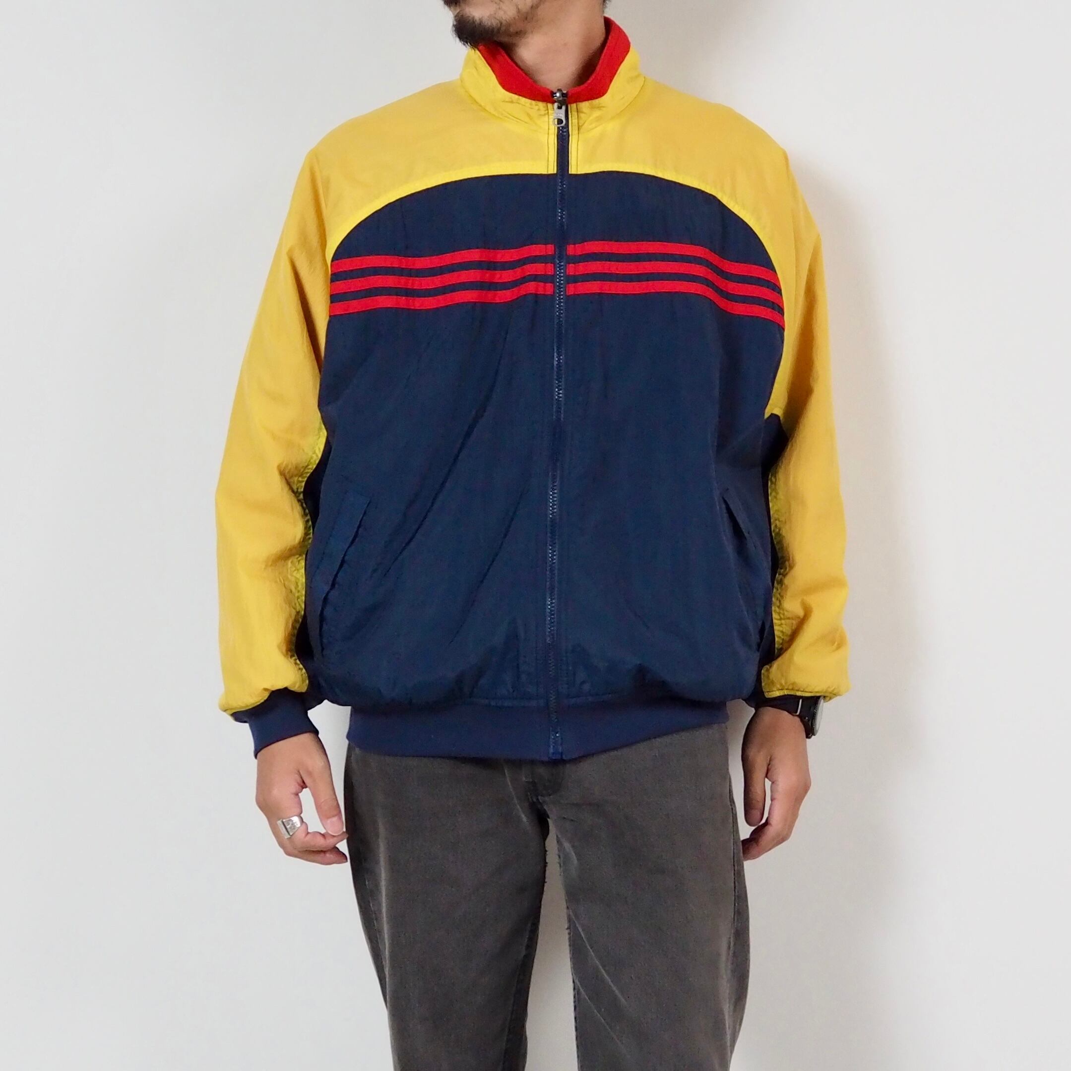 adidas reversible nylon/fleece jacket M 90’s アディダス リバーシブル ナイロンジャケット