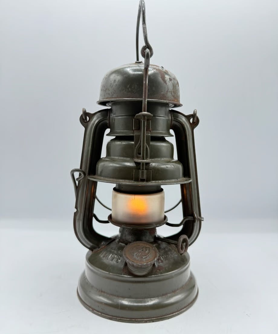 005 FEUERHAND No.176Lu Luftschutz WW2 Blackout Lantern オリジナル