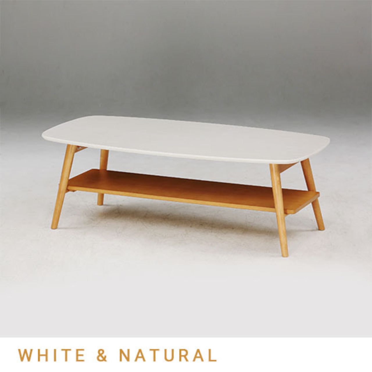 【幅120】センターテーブル テーブル 机 ローテーブル 折り畳み式 (全2色)