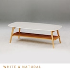 【幅120】センターテーブル テーブル 机 ローテーブル 折り畳み式 (全2色)