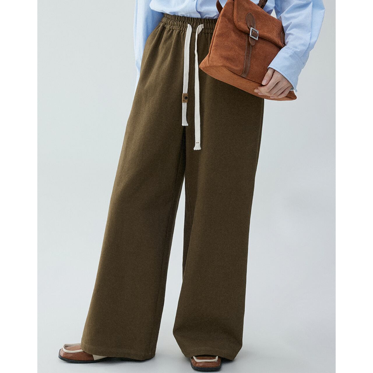 ウエストタイルーズストレートパンツ　a0340