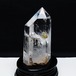 水晶 六角柱 水晶 ポイント 台座付属 一点物 152-3817