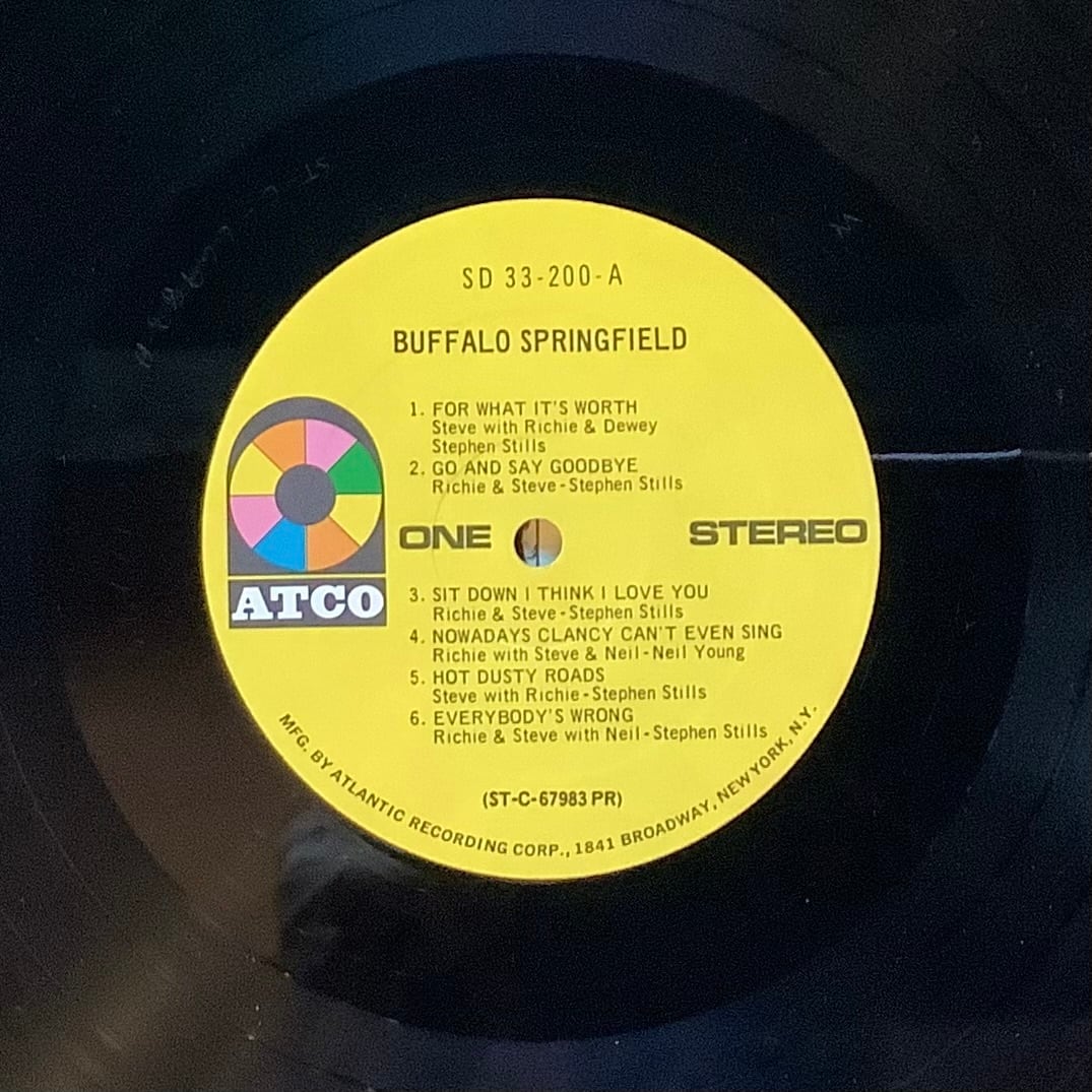 BUFFALO SPRINGFIELD / BUFFALO SPRINGFIELD | Plastic Soul Records