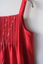 Marimekko tomato red white cami dress