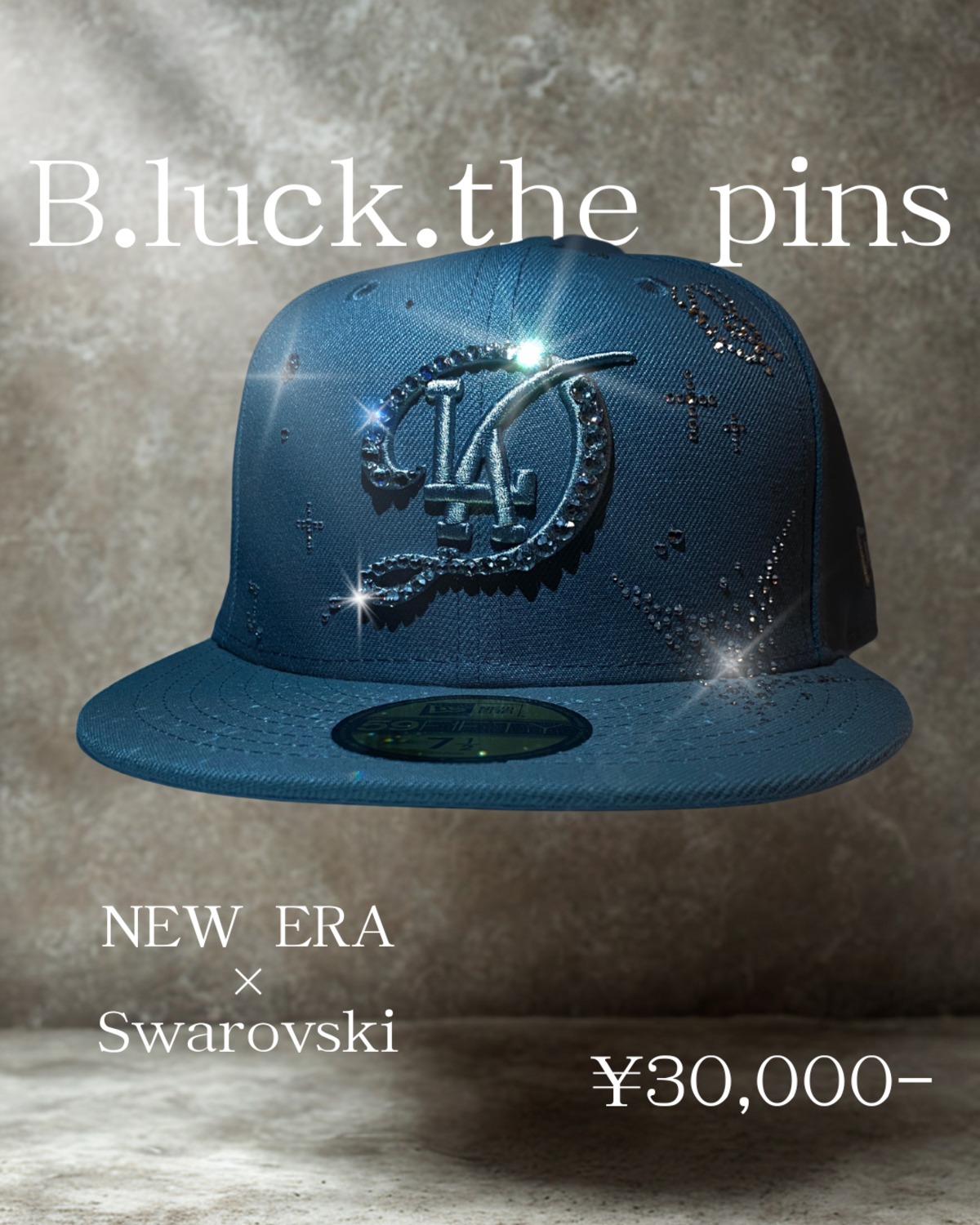 NEW ERA × Swarovski】カスタムキャップ | B.luck.the pin's