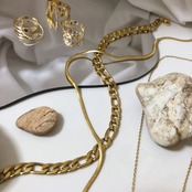 スネークチェーンネックレス［GSN015］