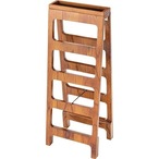 シューズラック 4段 GT-667 靴箱 折りたたみ 玄関 家具 インテリア ナチュラル シンプル モダン ブラウン ホワイト 茶色 白色 ロッカー スタイリッシュ 靴 長方形 天然木 木製 ショップ 店舗