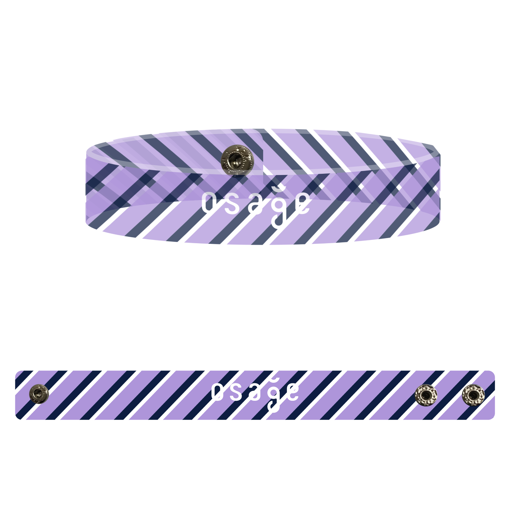 ロゴクリアバングル(バイオレット)