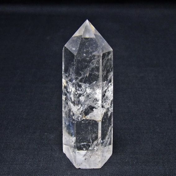 水晶 六角柱 ポイント 置物 一点物 142-11044