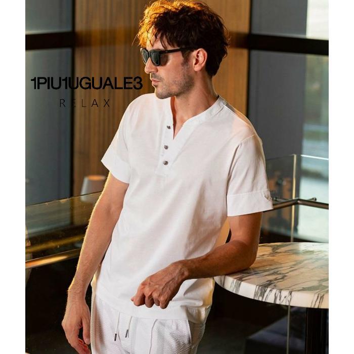 1PIU1UGUALE3総柄ロゴ 半袖 Tシャツ ゴルフ RELAX XL 1PIU1UGUALE3