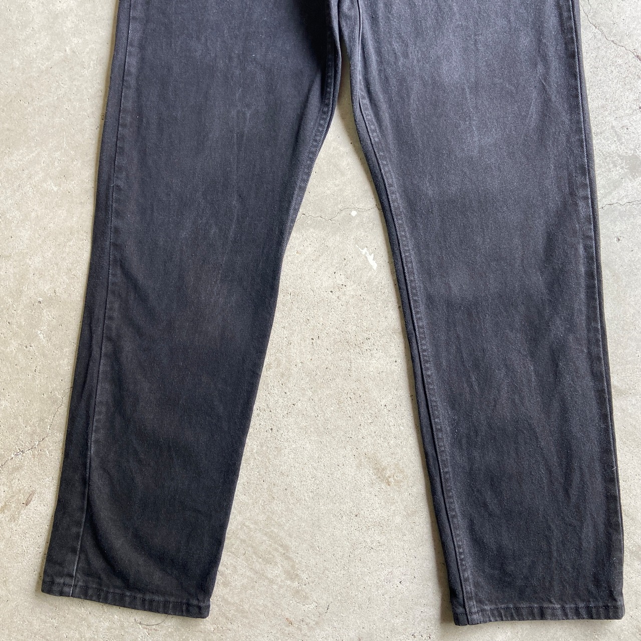 メキシコ製 90年代 Wrangler ラングラー ストレート ブラックデニム 