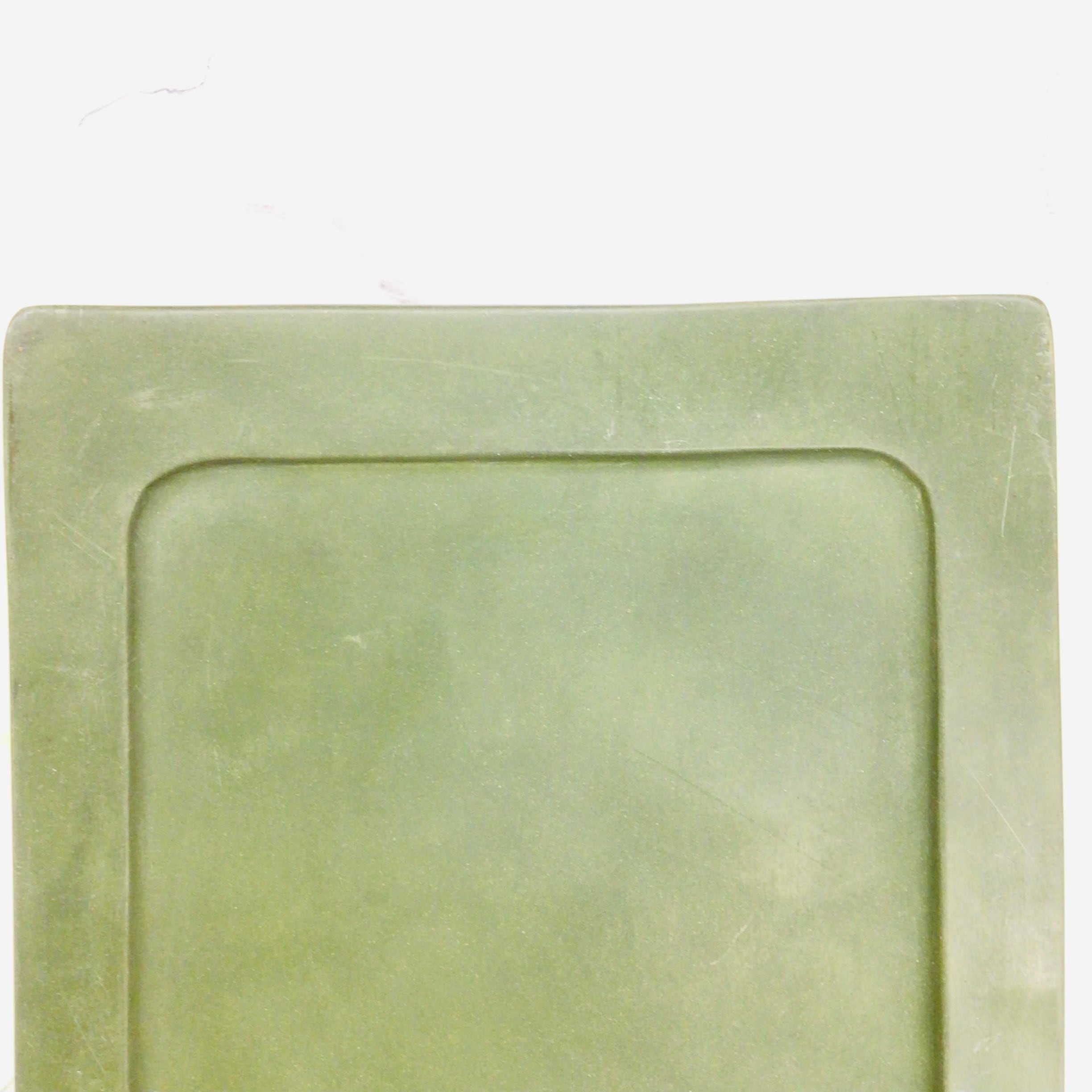 汾河澄泥硯(ふんがちょうでいけん) 緑豆沙 長方尚池硯 8インチ | 書道