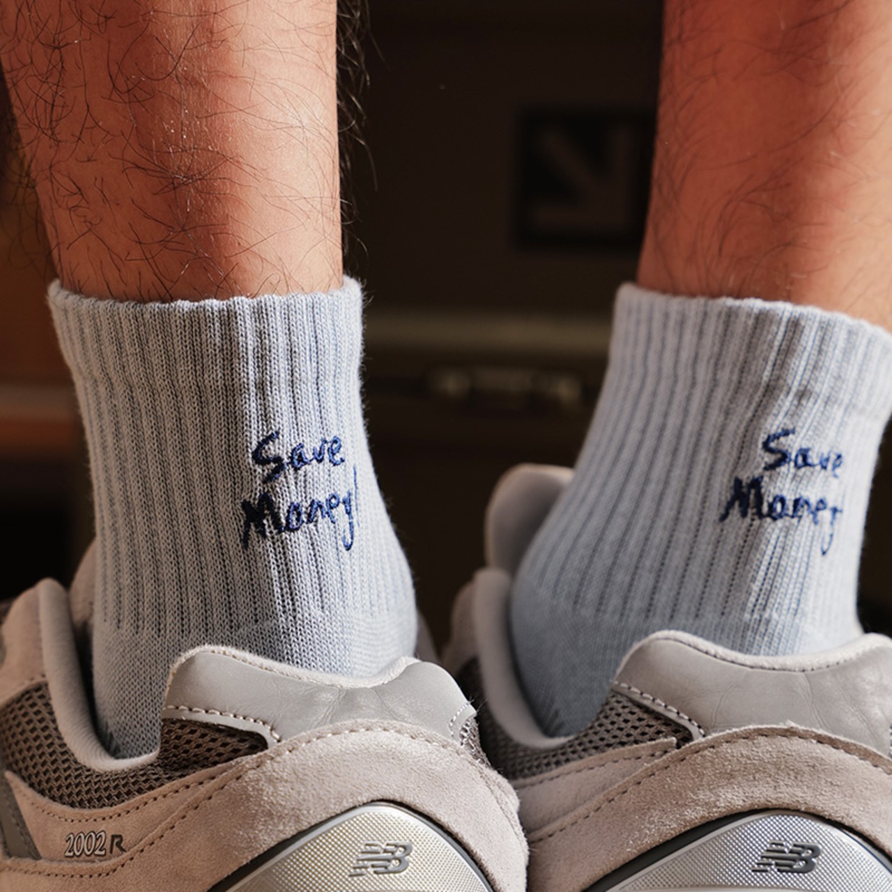 【5足セット】Save Money Crew Socks – セーブマネー クルーソックス