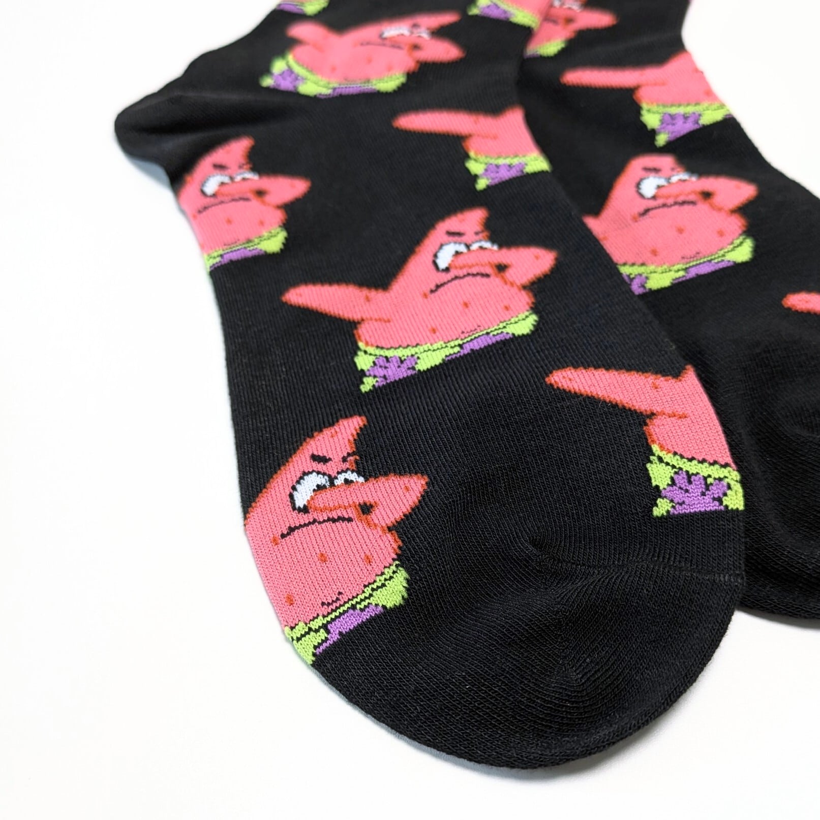♧【 crew socks / クルーソックス 】SpongeBob SquarePants ( スポンジボブ ) / パトリック 靴下 / ソックス〚アメリカン雑貨 アメトイ〛