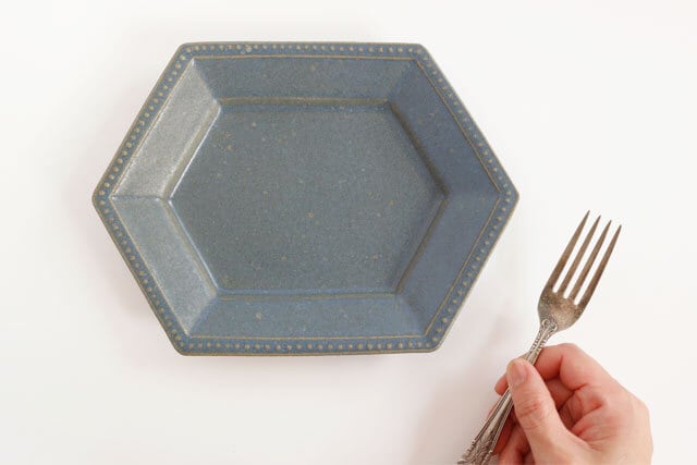 青錆釉 六角洋皿 陶器 よしざわ窯 | うつわと暮らし｜M's homelife