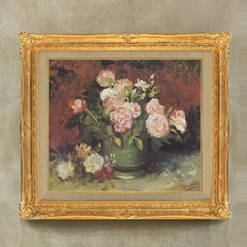 油絵「薔薇」F10 絵画