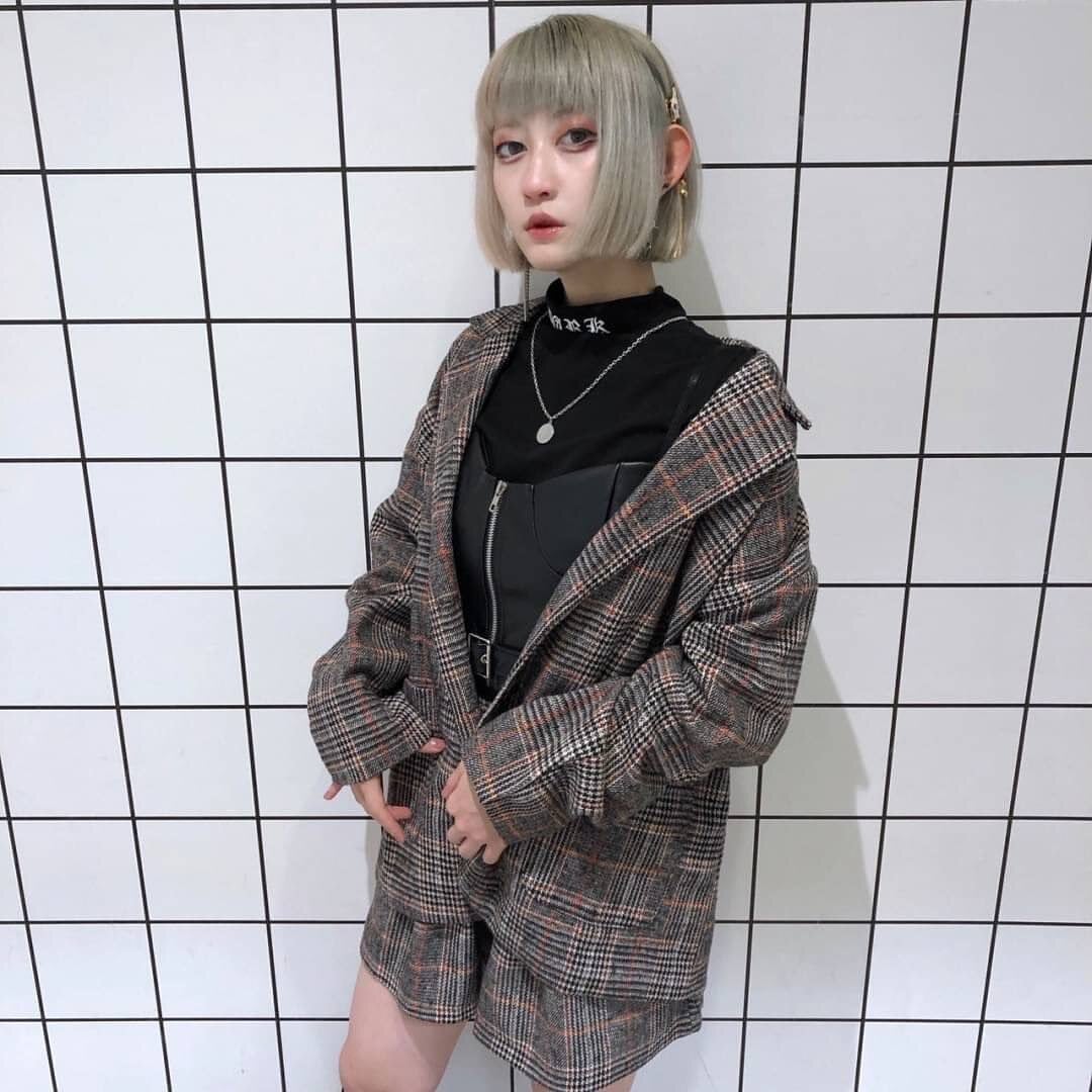 2点セット ウールタッチ ショート丈セットアップ | VOLCAN&APHRODITE 2点セット ウールタッチ ショート丈セットアップ | VOLCAN&APHRODITE