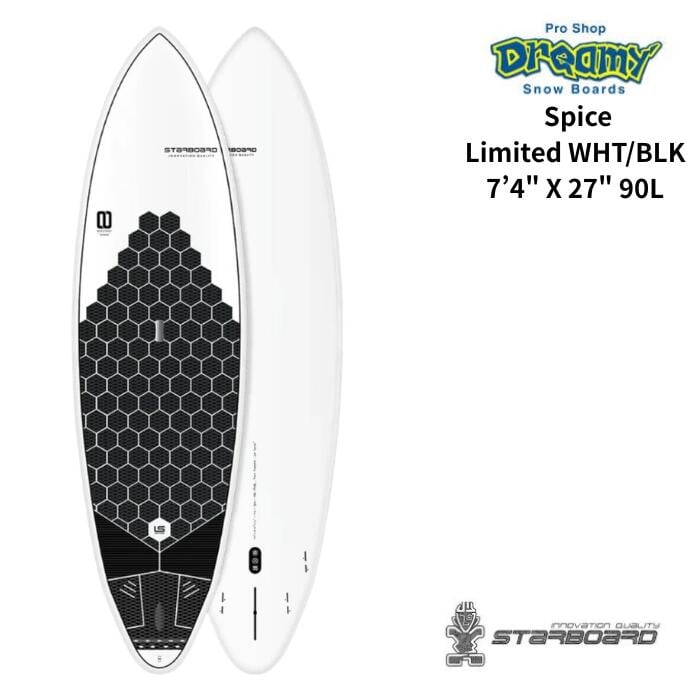 STARBOARD スターボード Spice Limited Series Wht/Blk 7'4