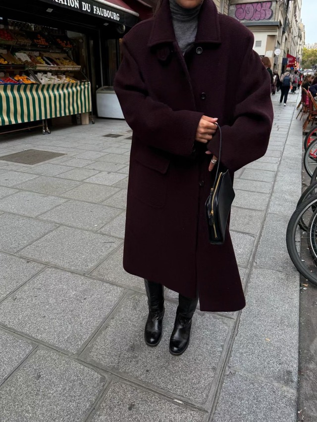 (予約) vegetable / Mute classic coat 2color