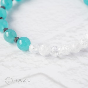 空と雲色の晴れやかな心［アマゾナイト／水晶／ヘマタイト］