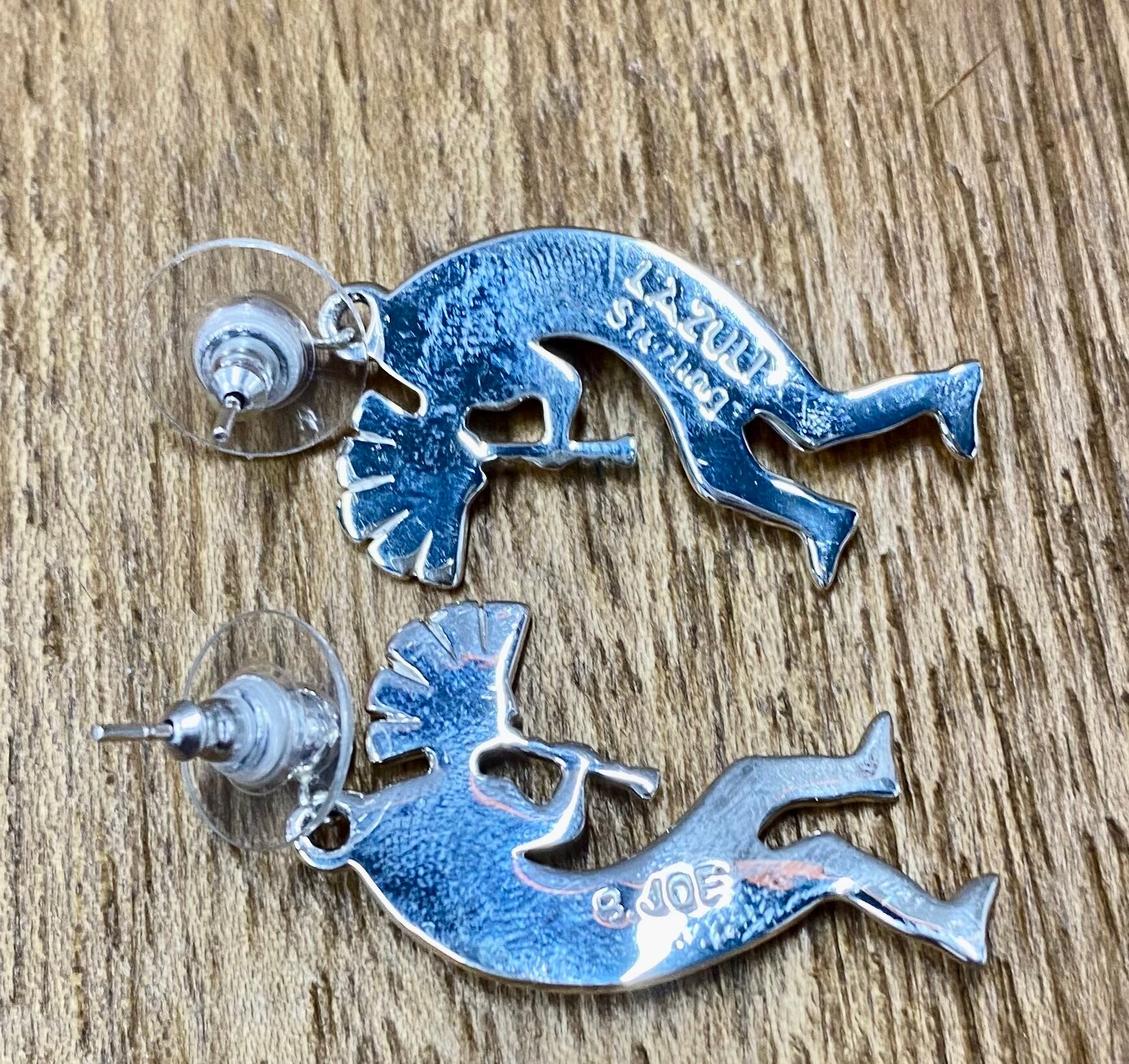 ズニ族インディアンジュエリー ピアス | Kokopelmana