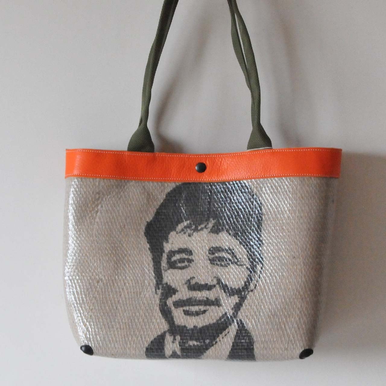 KISSACO TAPE LEATHER TOTE / M（B） | MIGO LABO