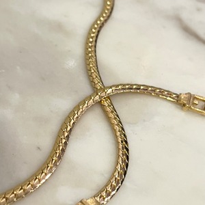 GIVENCHY necklace set with rhinestone