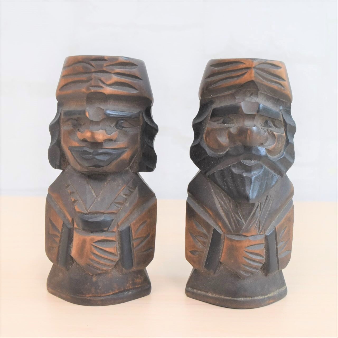 二ポポ人形ペア2体セット No.6 （Nipopo doll pair 2 set No.6