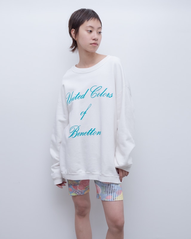 1980s lettered print sweatshirt