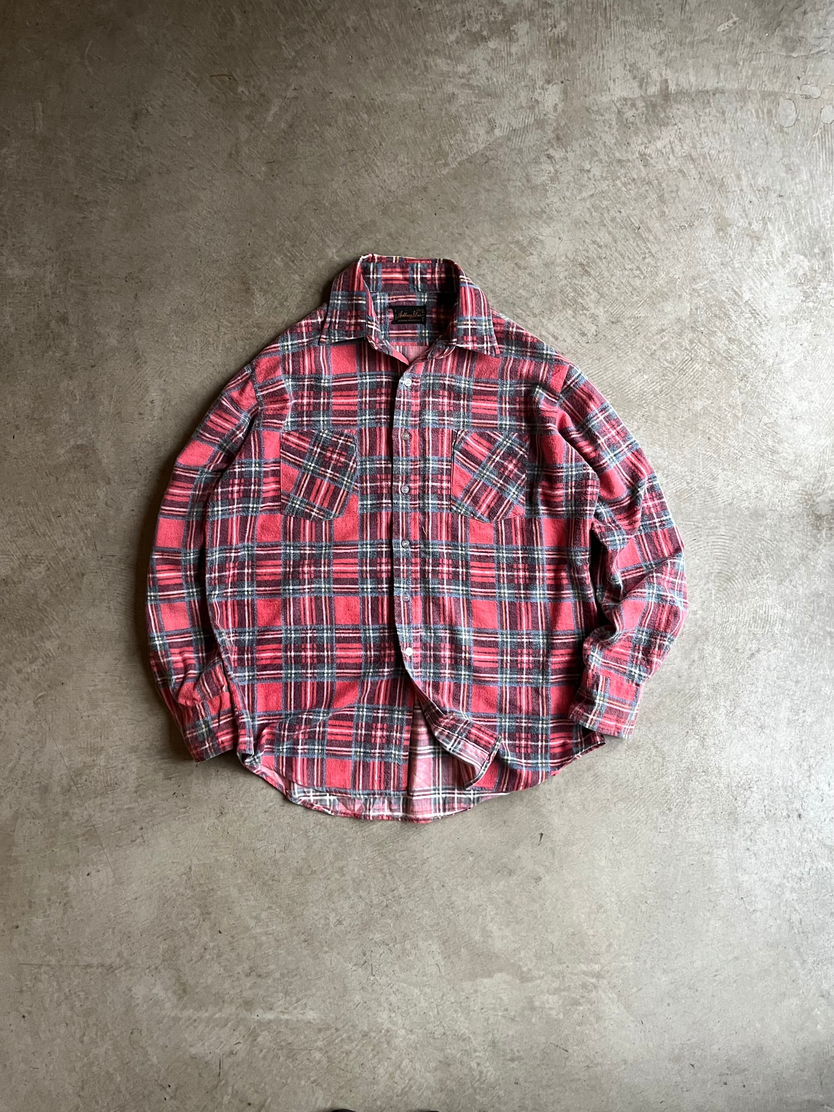 台湾製 70's Anthony Blair “PRINT FLANNEL SHIRTS”