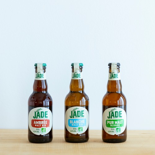 【伝統と革新】JADE オーガニックビール（ブロンド・ブランシェ・アンバー）