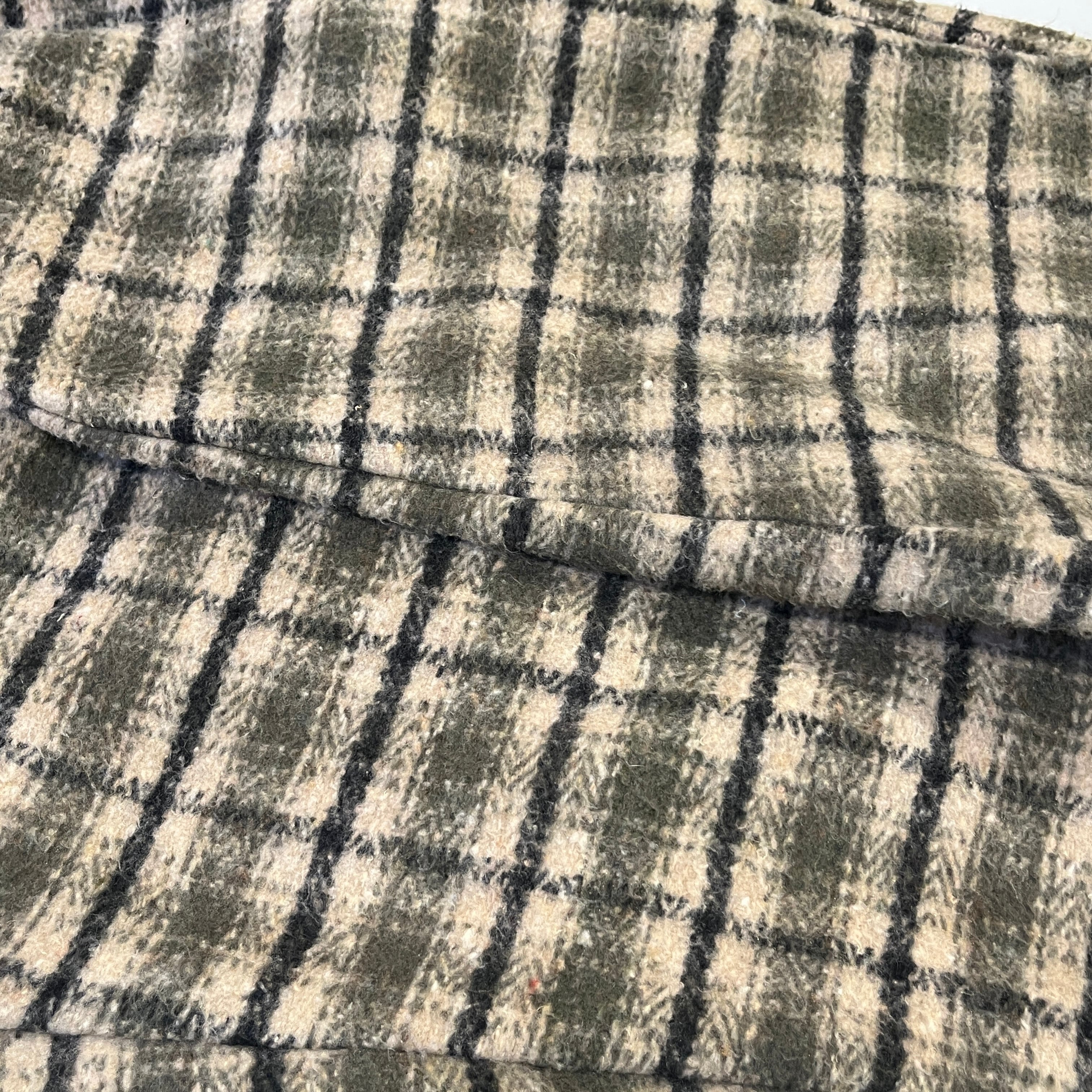 50s Vintage Wool Sacks レア生地 EARTH RAGZ F/Z FLEECE CHECK JACKET XXL OLD | safarionline