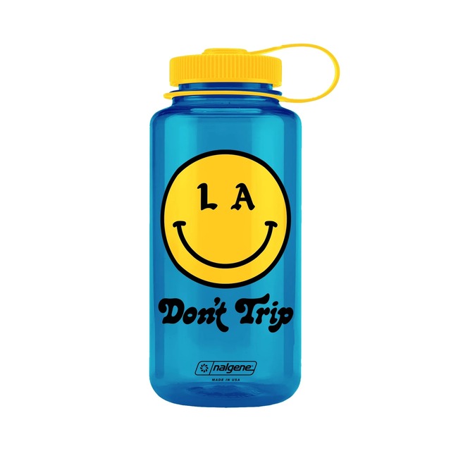 Free & Easy | Be Happy 32oz Wide Mouth Nalgene | Slate Blue