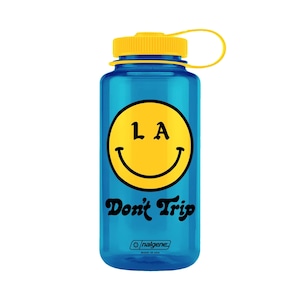 Free & Easy | Be Happy 32oz Wide Mouth Nalgene | Slate Blue