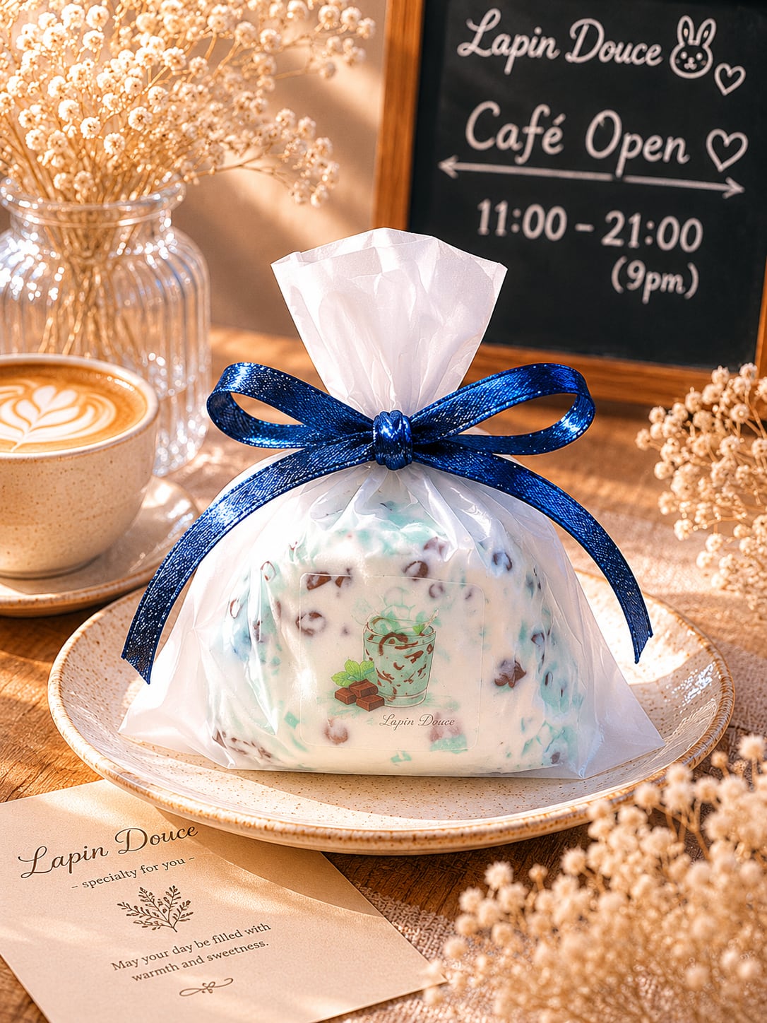チョコミントクランチ Minty Cream Crunch | Lapin Doux