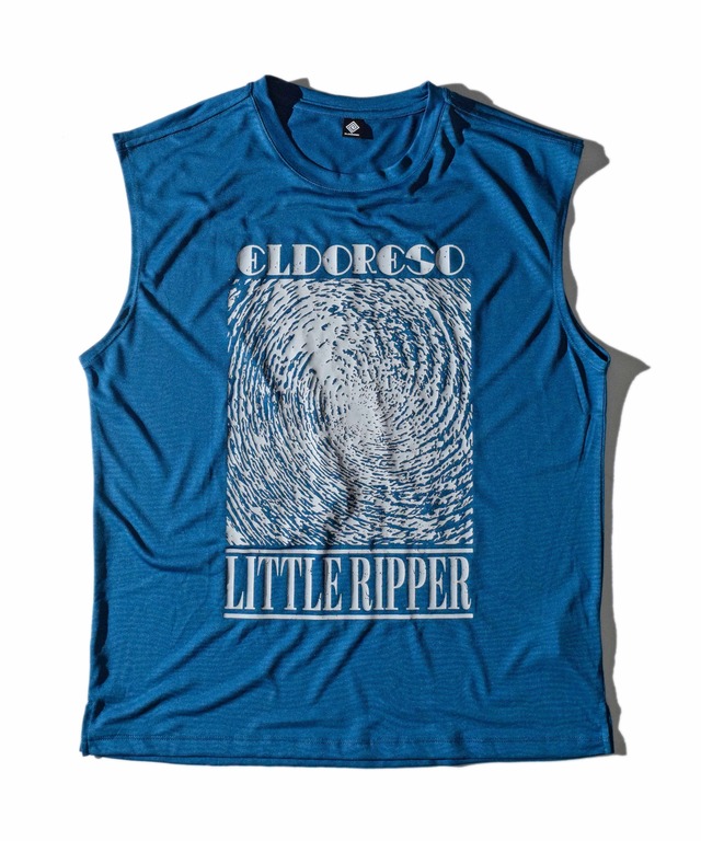 ELDORESO（エルドレッソ）Ripper Wide Sleeveless  -Navy　メンズレディースランニングスリーブレス