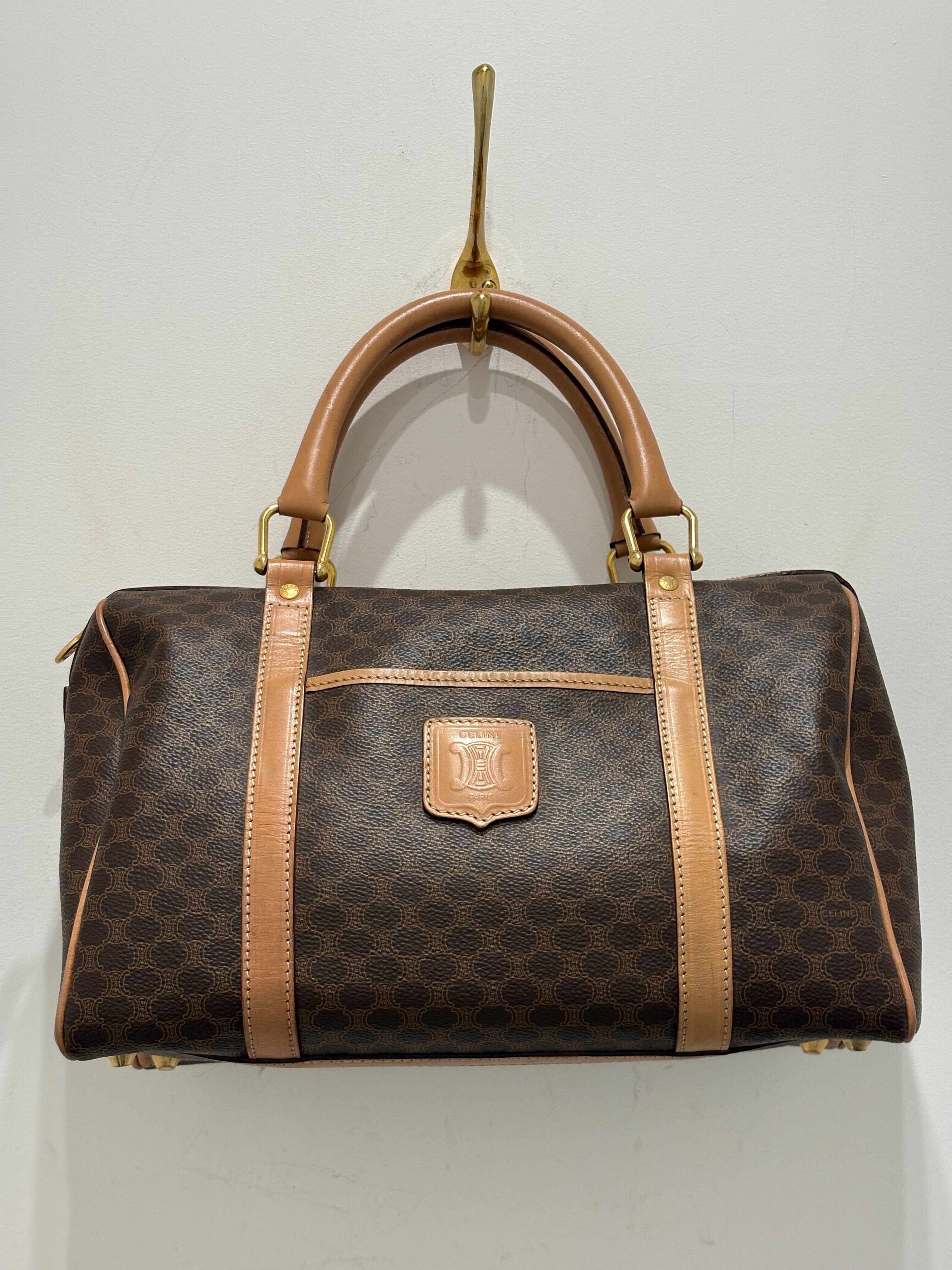 CELINE / vintage macadam boston bag. | AURA JAPON