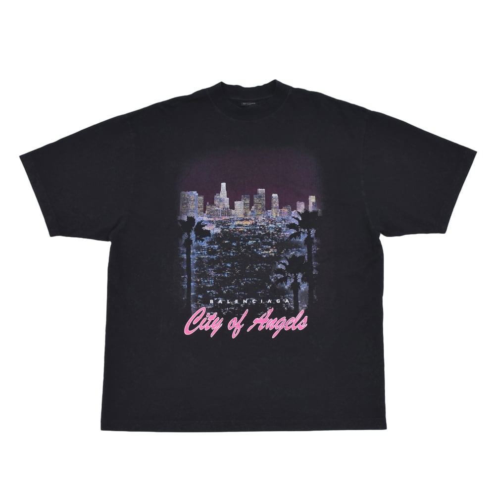☆BALENCIAGA☆Medium fit 半袖 Tシャツ BALENCIAGA】Medium Fit T-Shirt | AYIN