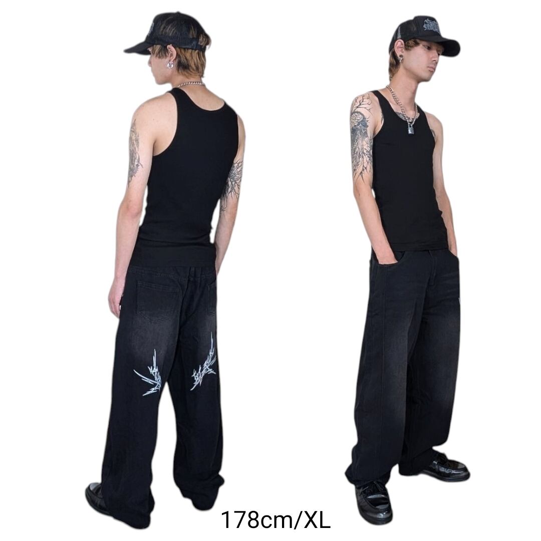 Black Fat Jeans | BLACK BRAIN