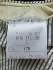 90's POLO RALPH LAUREN シアーサッカーストライプ テーラードジャケット