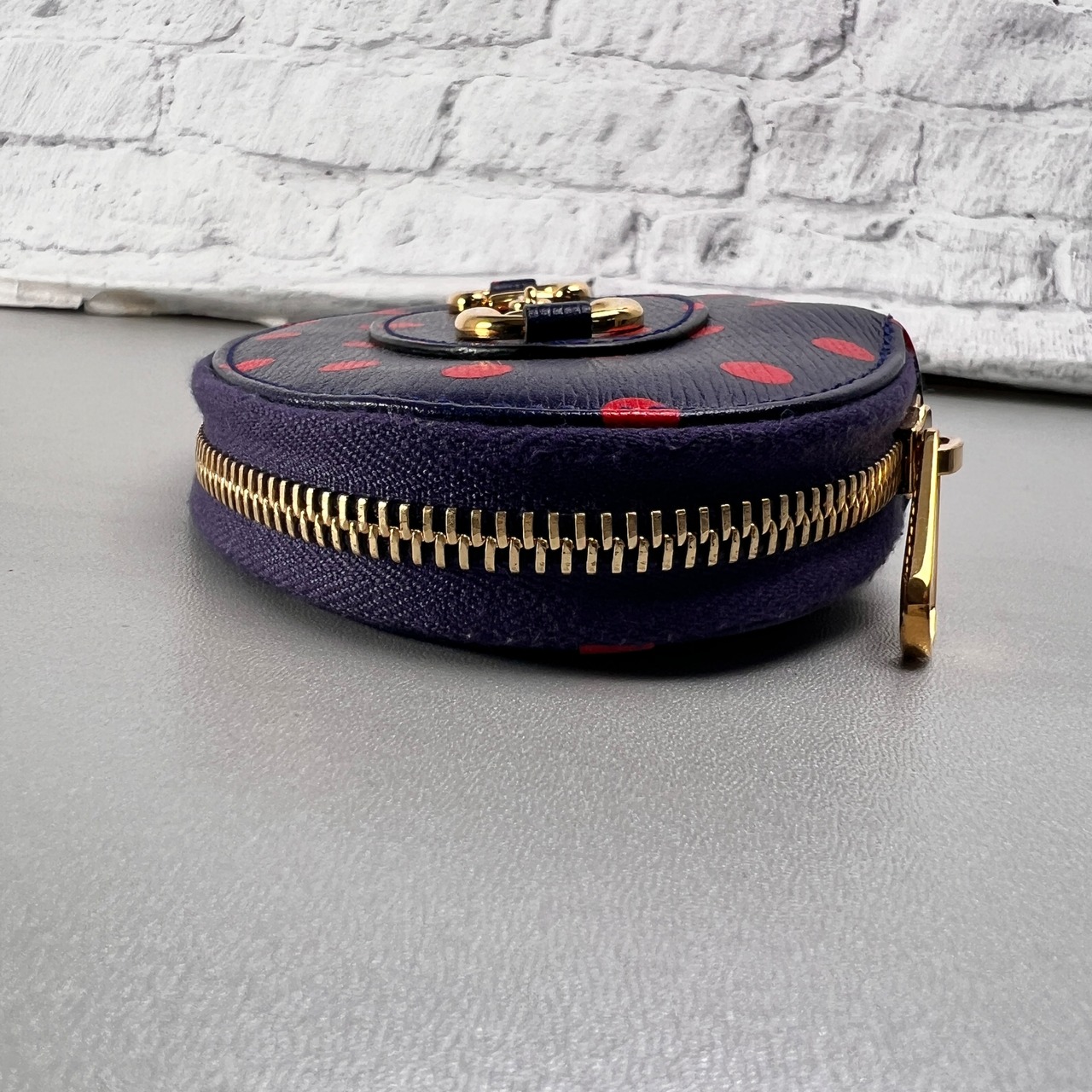GUCCI グッチ ホースビット コインケース 小銭入れ、コインケース 紺 A-14169