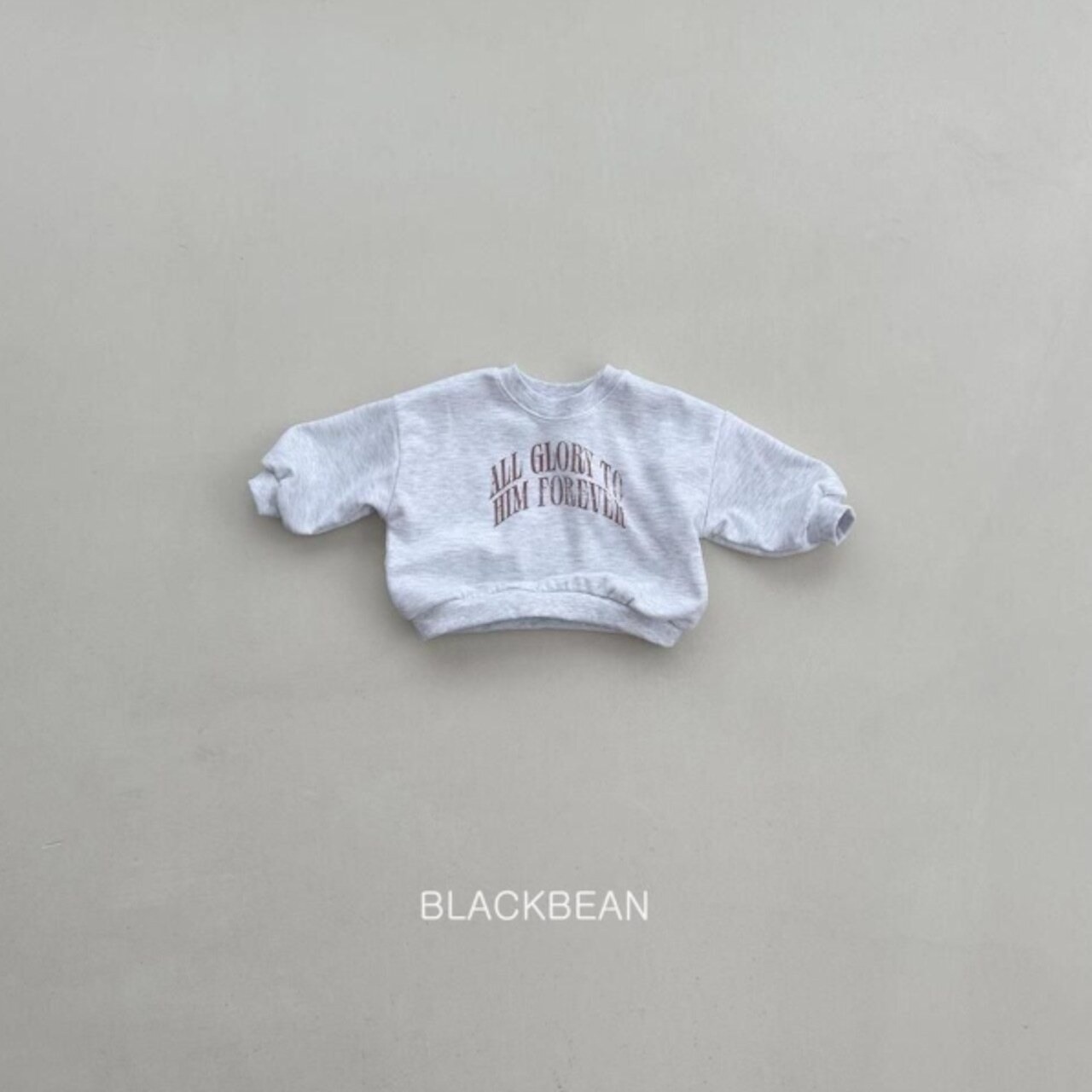 韓国子供服 / 26Autumn / Blackbean / グロリースウェットTシャツ / 秋服 *mom*