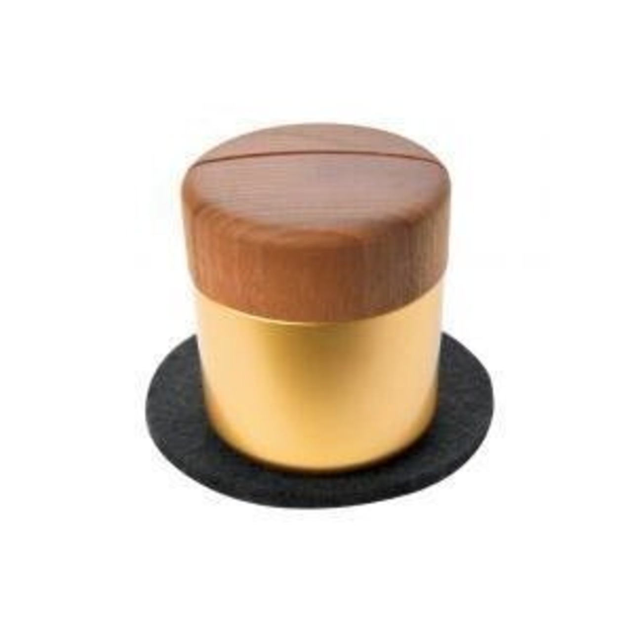 ミニ骨壺 ピクチュアリ シリンダ ゴールド 金 骨つぼミニ　手元供養　モダン仏具