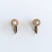オーボエリードとパールのイヤリング O-005 Oboe reed pearl earrings