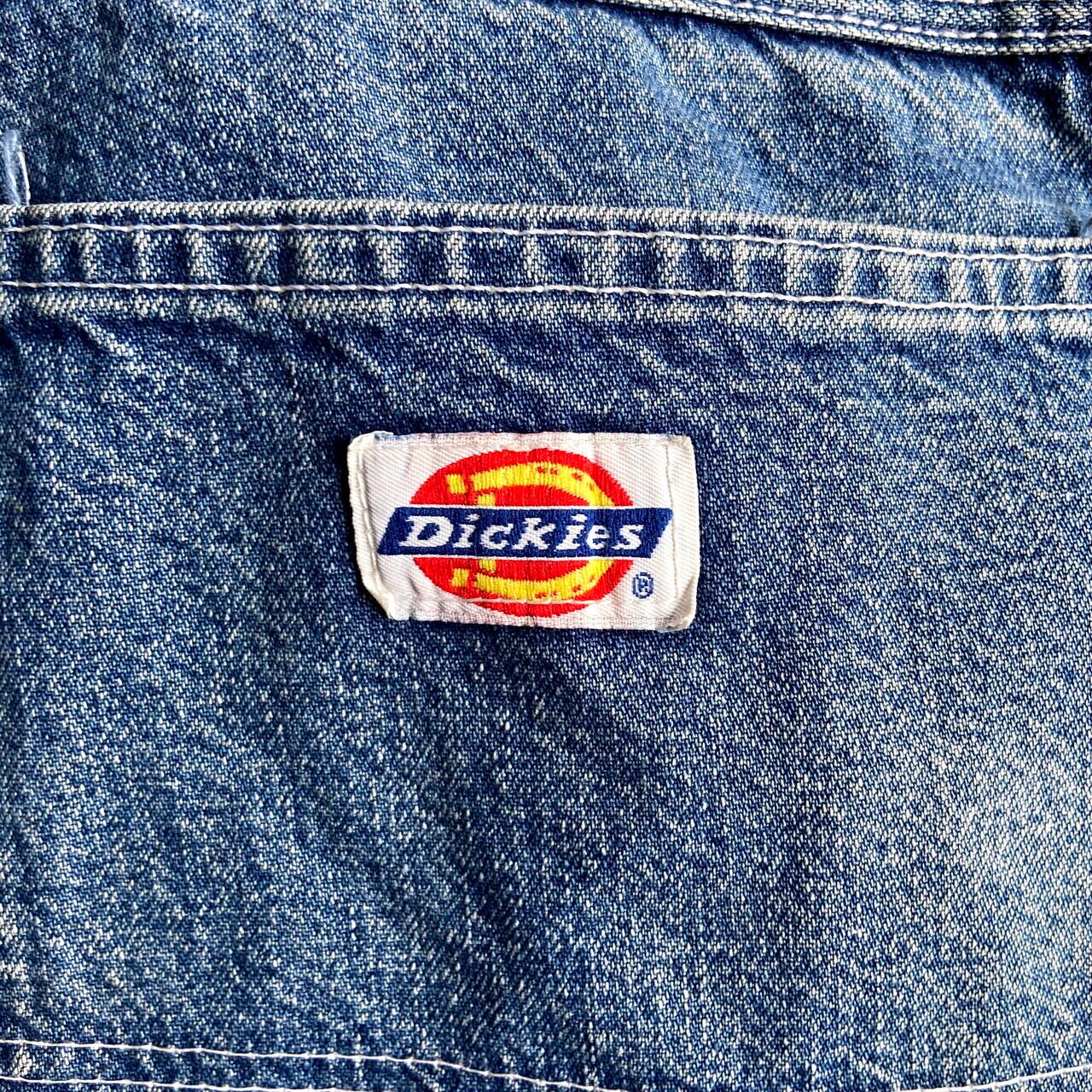 70年代 70s Dickies ディッキーズ ワイド デニム ペインターパンツ ワークパンツ ヴィンテージ ライトオンス 薄手 薄色  メンズW38相当 古着 ビンテージ TALONジップ ビッグサイズ 大きいサイズ【デニムパンツ】【ワークパンツ】 | cave  古着屋【公式】古着通販サイト