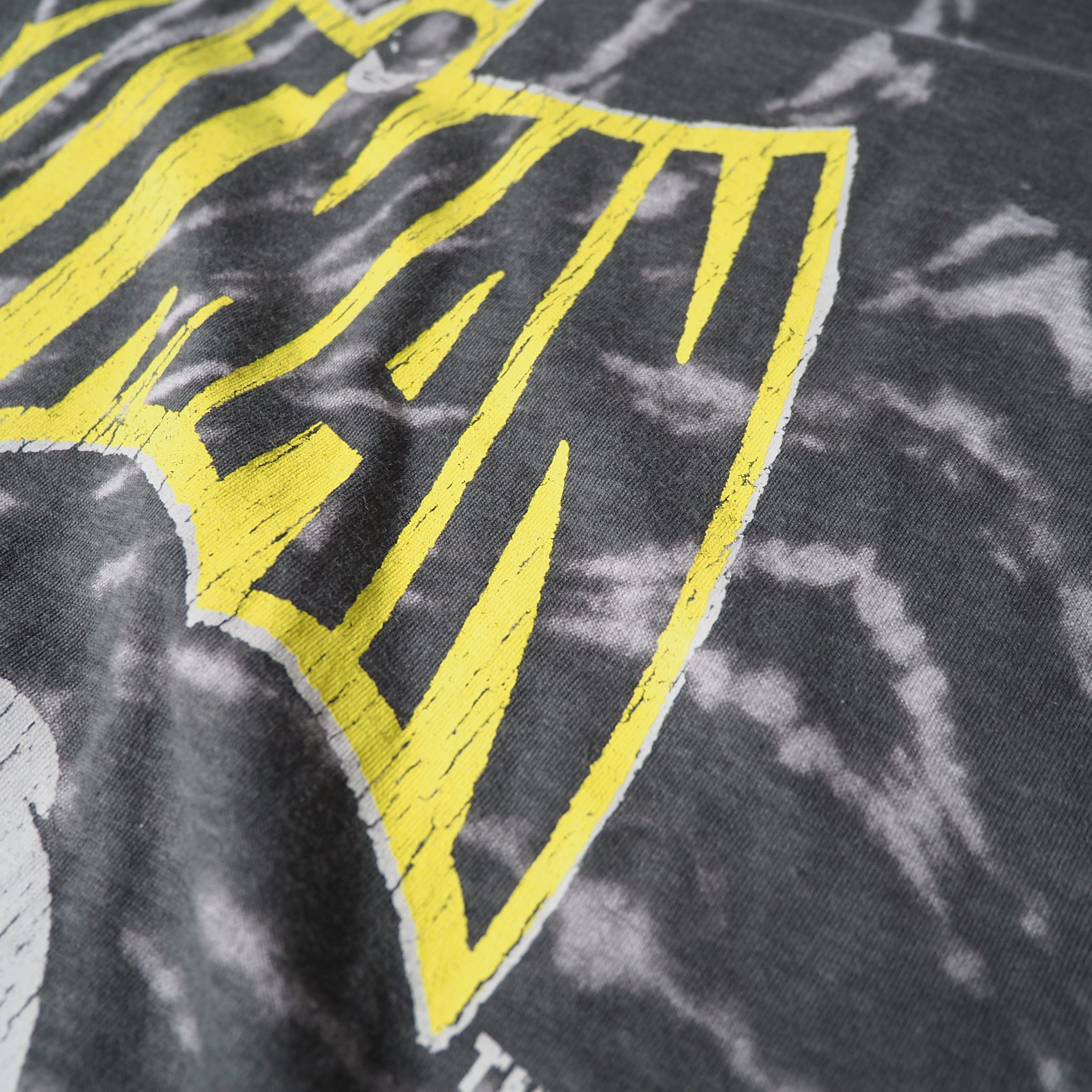 ” BATMAN ” Faint printed Tie dye dyeing long sleeve Tee