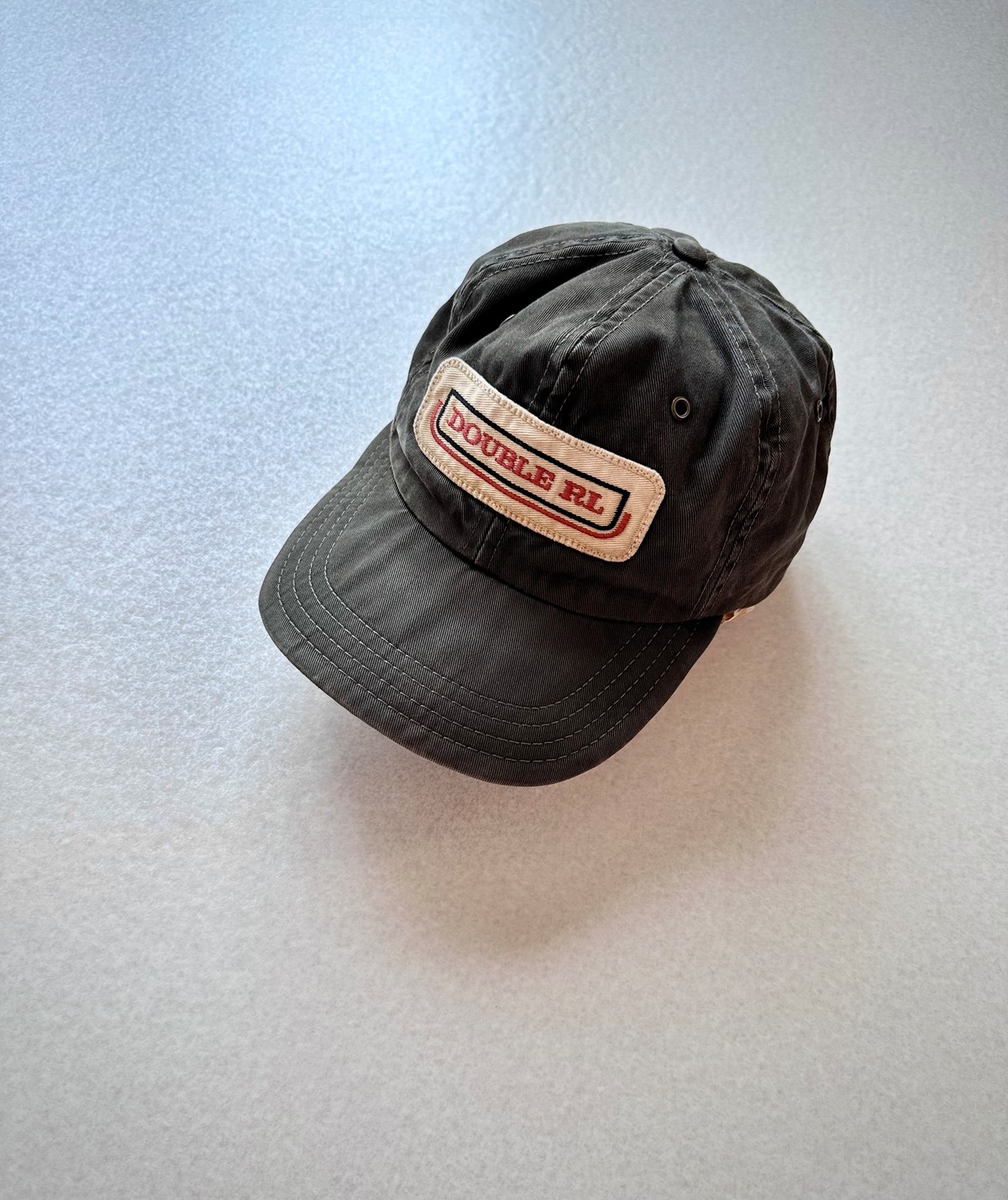 90s USA製 “ RRL / RALPH LAUREN ” 1st TRUCKER CAP BLACK OLD VINTAGE 