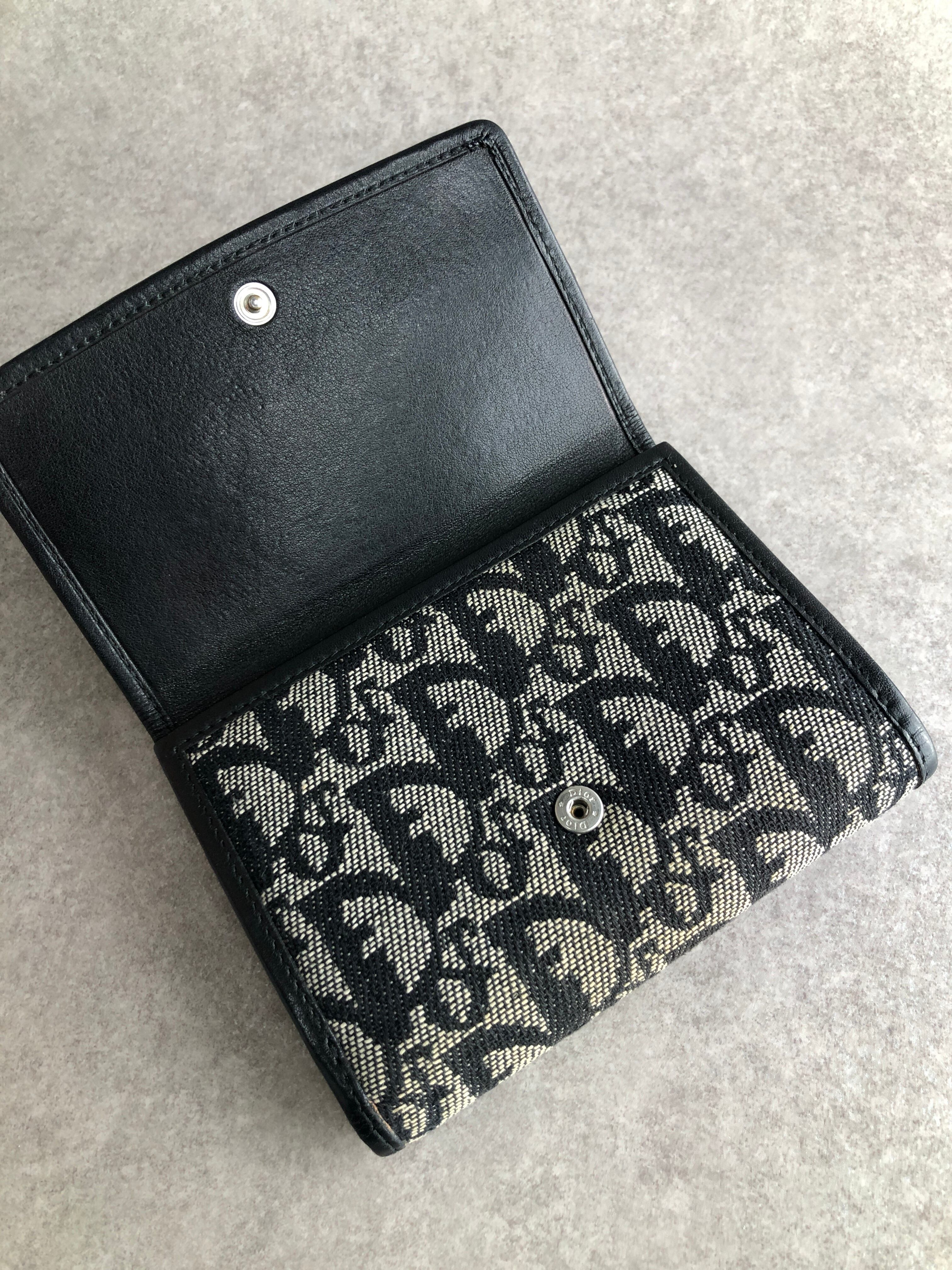 Christian Dior クリスチャン ディオール トロッター 財布 ブラック