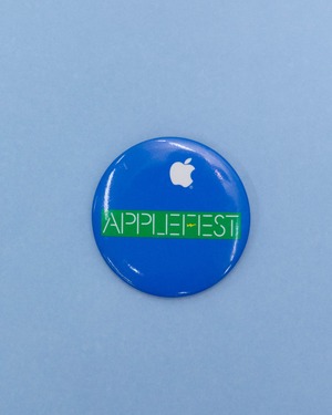 vintage pinback button "APPLEFEST"
